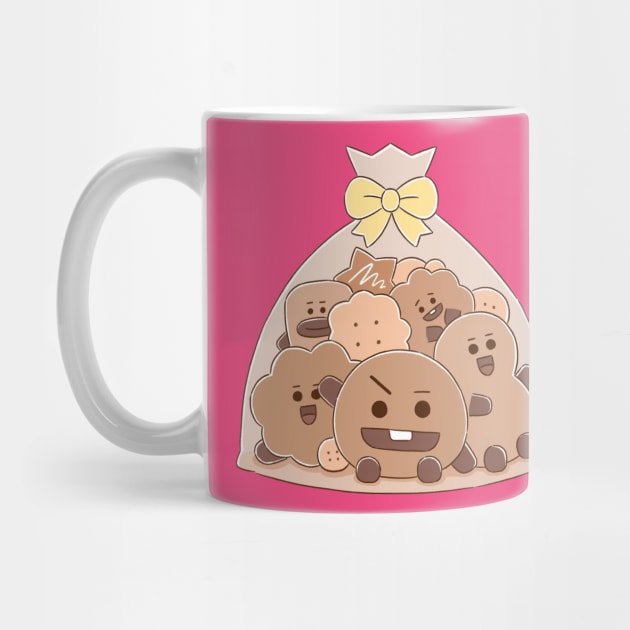 BT21 Shooky Chocolate Cookies by ZeroKara